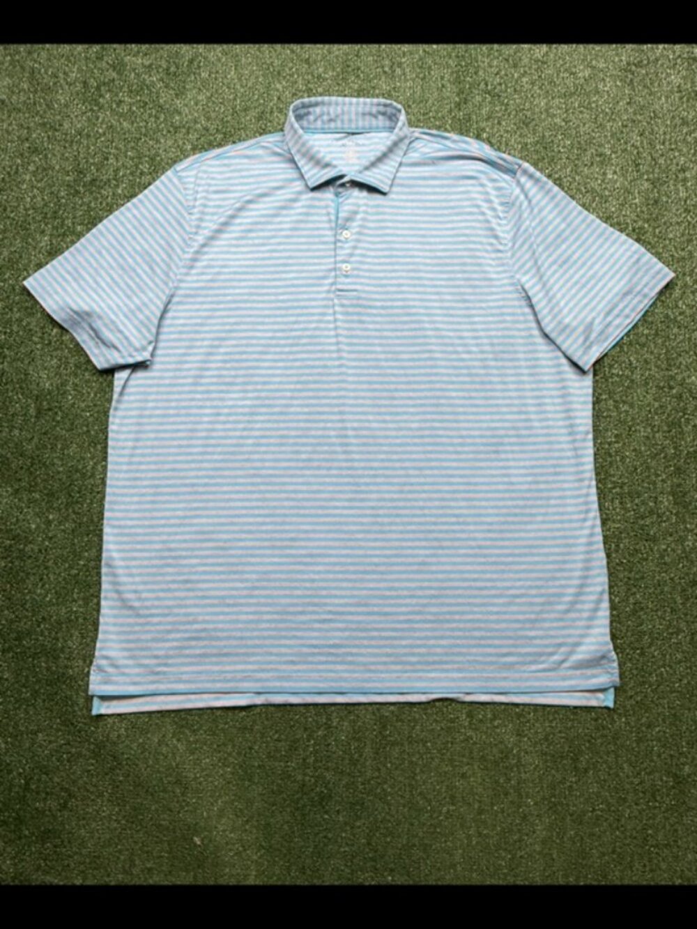 Johnnie-O Polo Shirt Mens Size 2XL Blue Short Sleeve